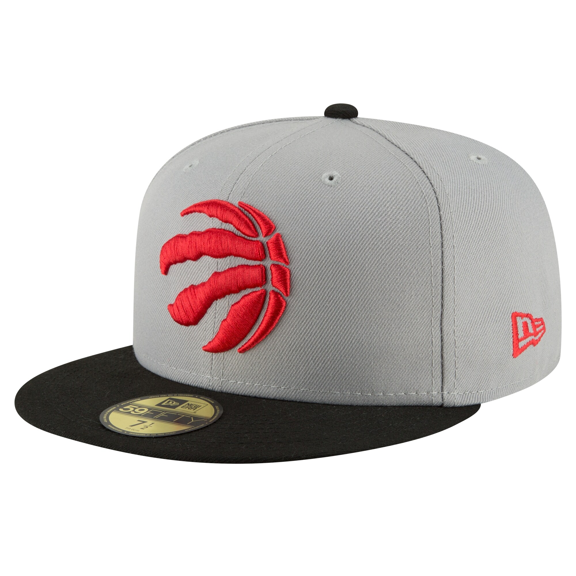 NBA men8217s toronto raptors new era grayblack 2-tone 59fifty fitted hat Collection - Official Jerseys & Hats | NBA Store