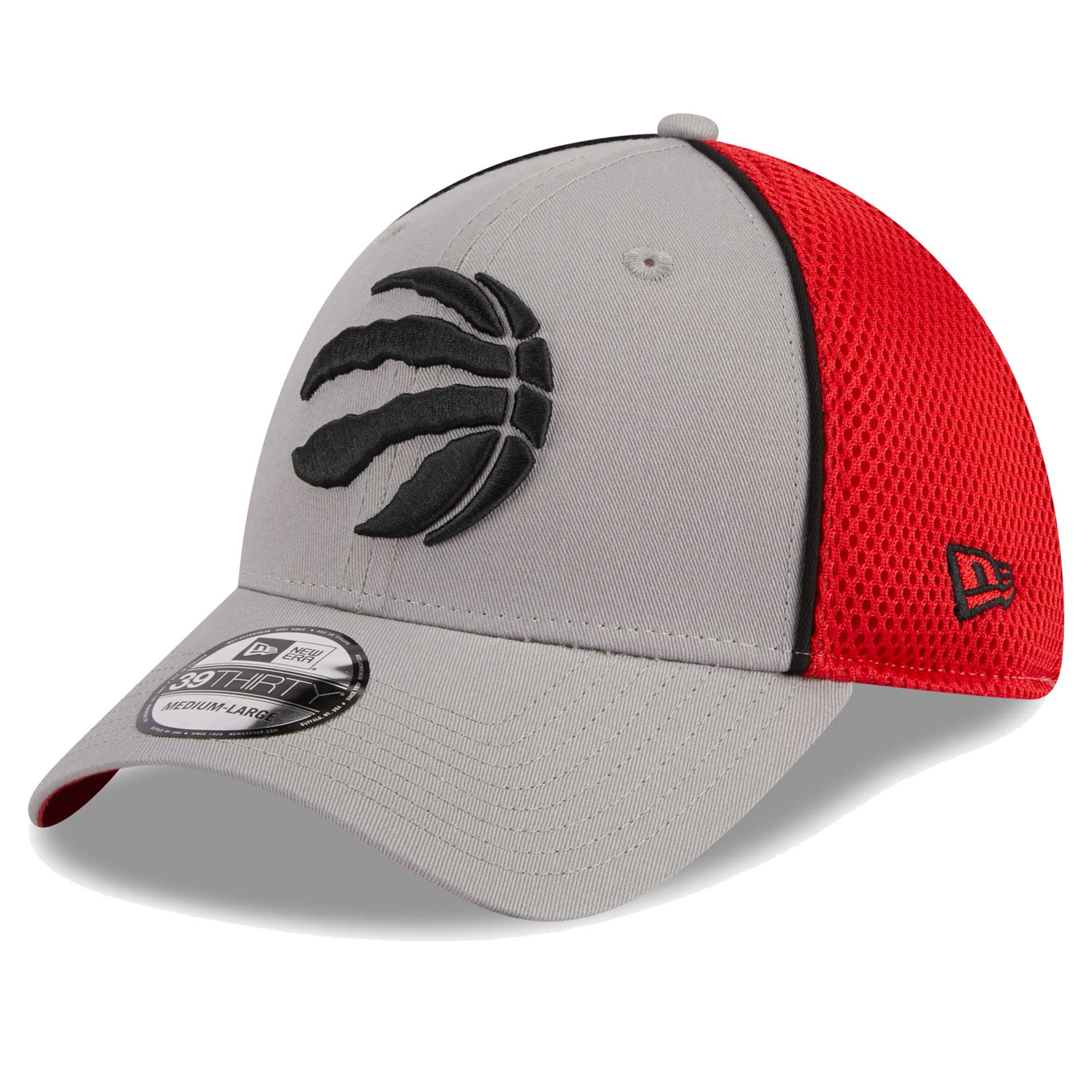 NBA men8217s toronto raptors new era grayred piped two-tone 39thirty flex hat Collection - Official Jerseys & Hats | NBA Store