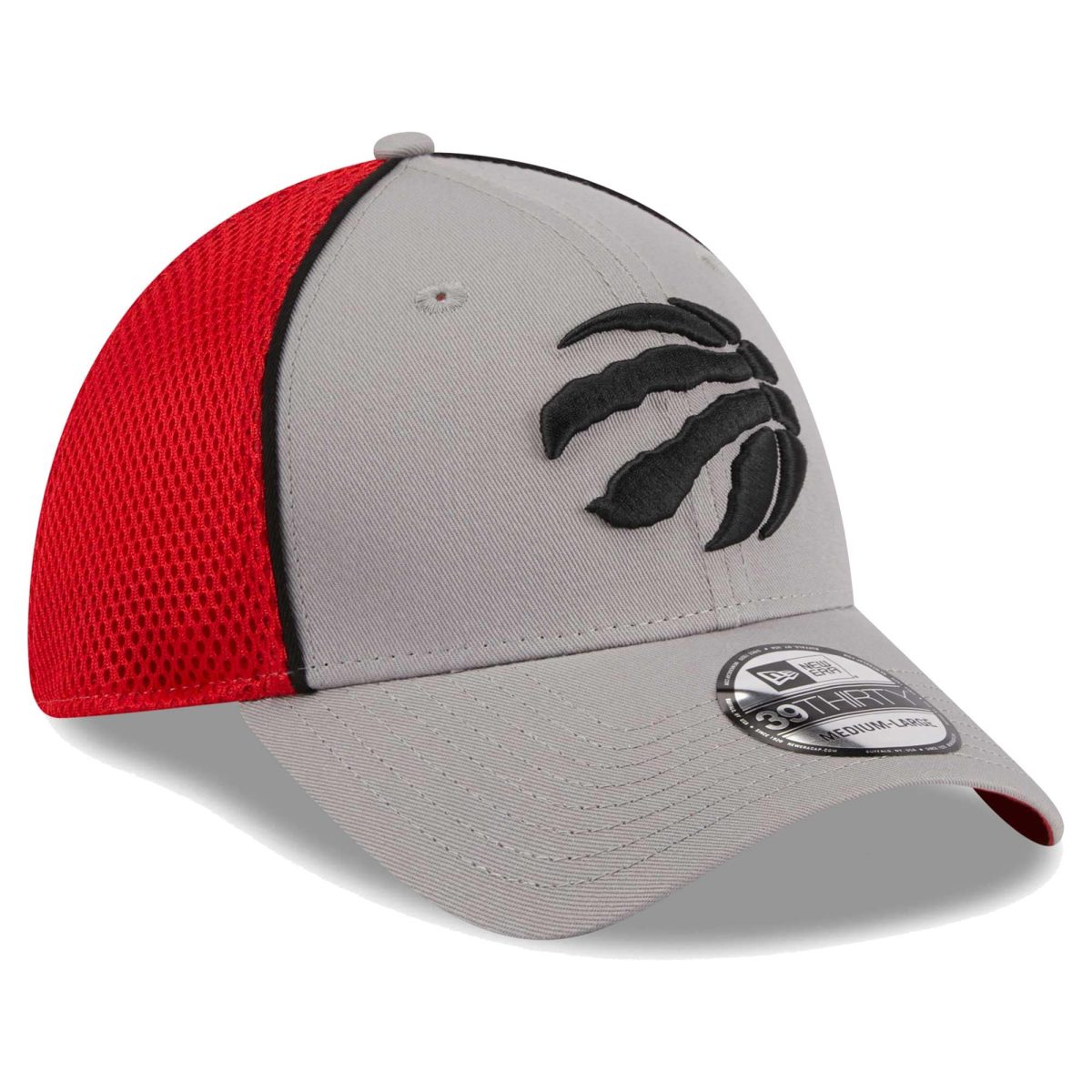 NBA men8217s toronto raptors new era grayred piped two-tone 39thirty flex hat Collection - Official Jerseys & Hats | NBA Store