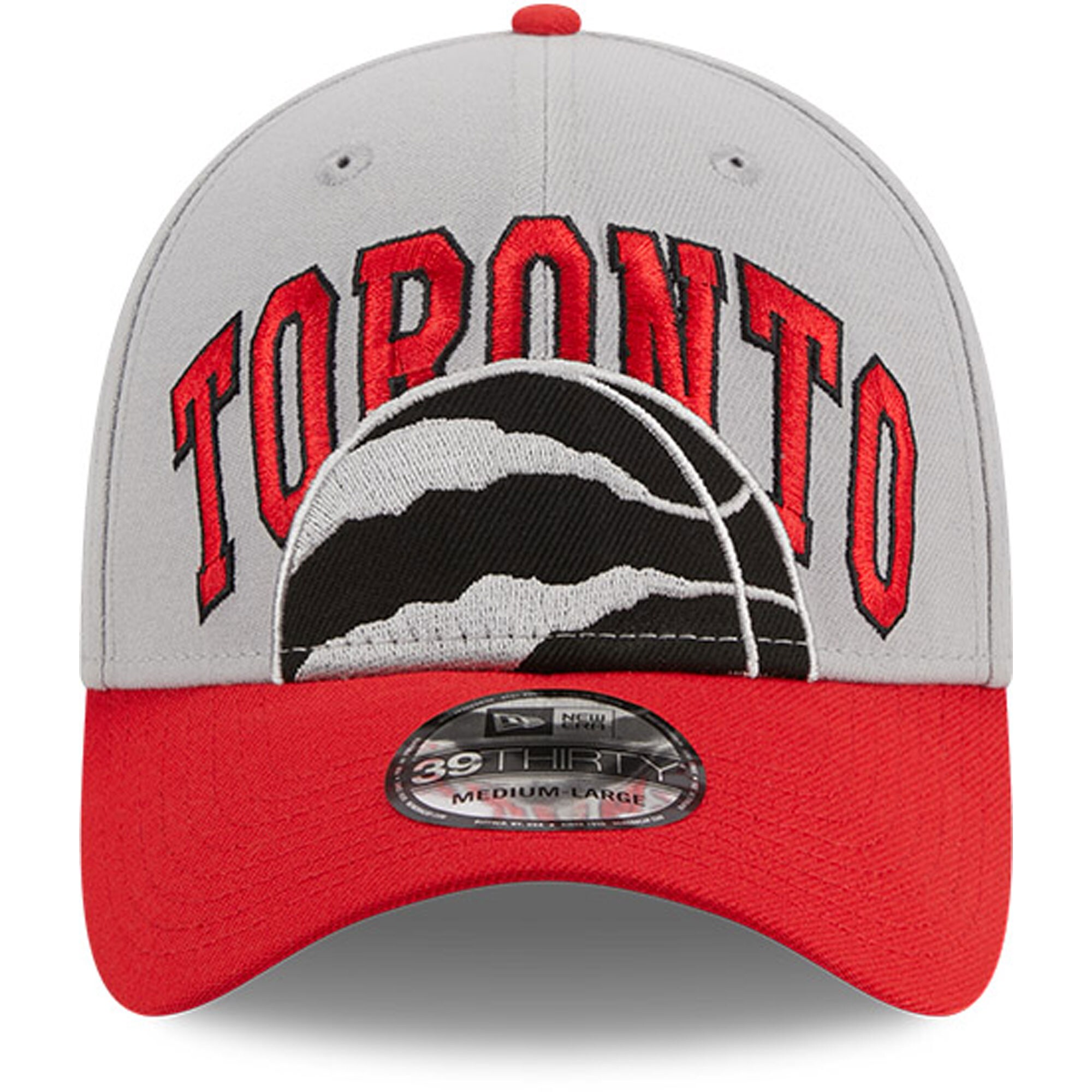 NBA men8217s toronto raptors new era grayred tip-off two-tone 39thirty flex hat Collection - Official Jerseys & Hats | NBA Store
