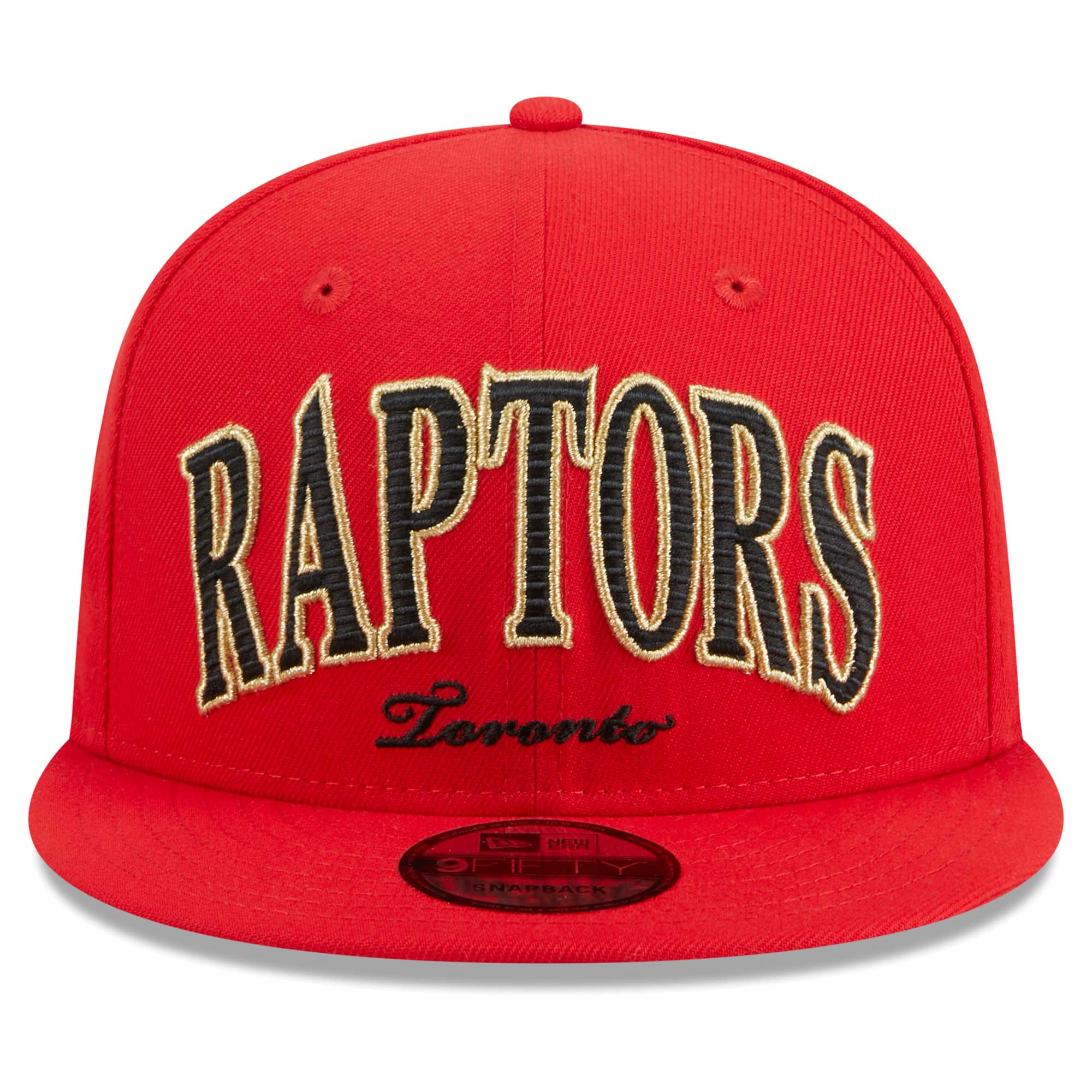 NBA men8217s toronto raptors new era red golden tall text 9fifty snapback hat Collection - Official Jerseys & Hats | NBA Store