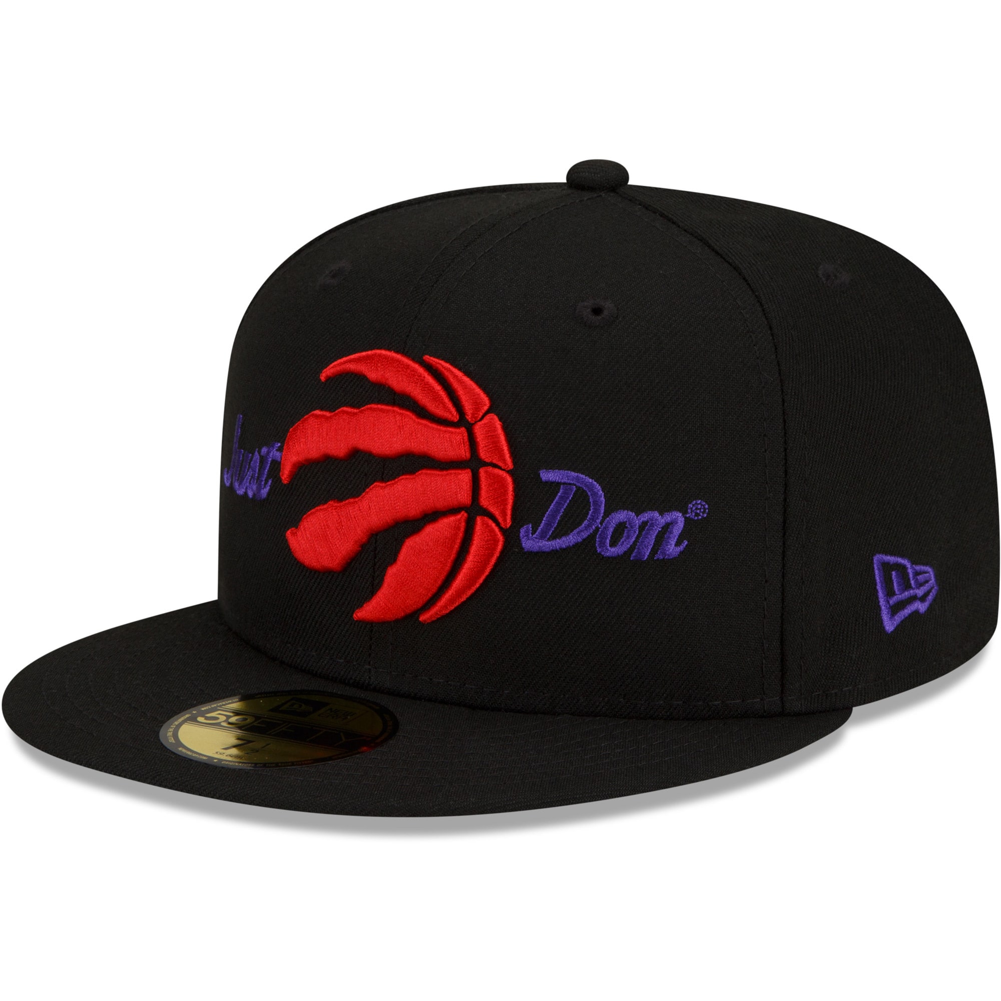 NBA men8217s toronto raptors new era x just don black 59fifty fitted hat Collection - Official Jerseys & Hats | NBA Store