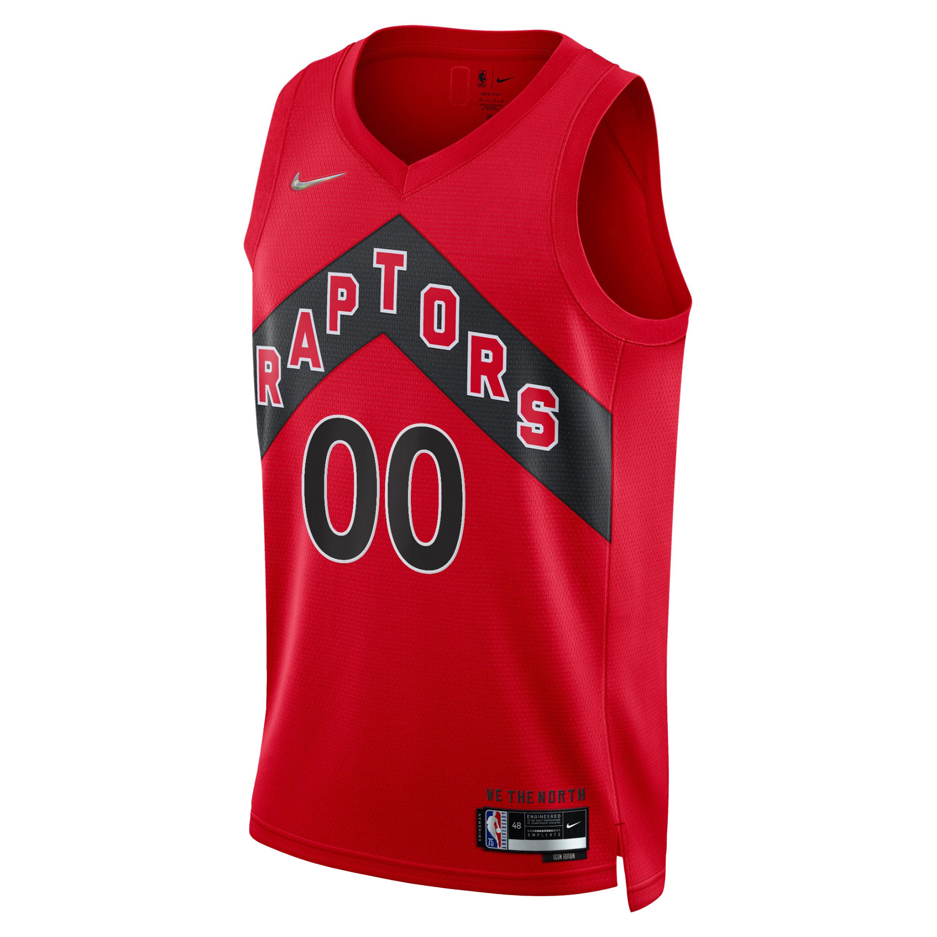 NBA men8217s toronto raptors nike red 202122 diamond swingman custom jersey – icon edition Collection - Official Jerseys & Hats | NBA Store