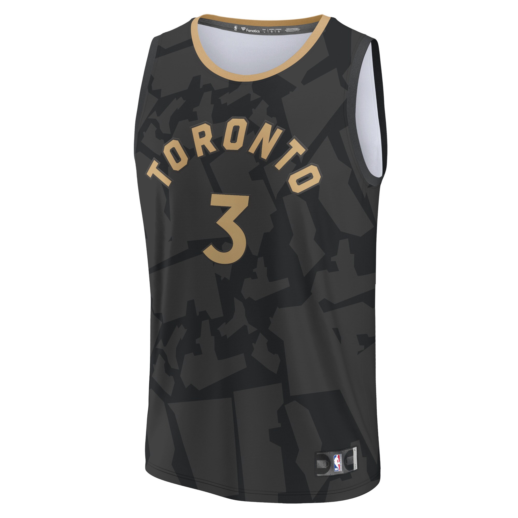 NBA men8217s toronto raptors og anunoby fanatics black fastbreak jersey – city edition Collection - Official Jerseys & Hats | NBA Store