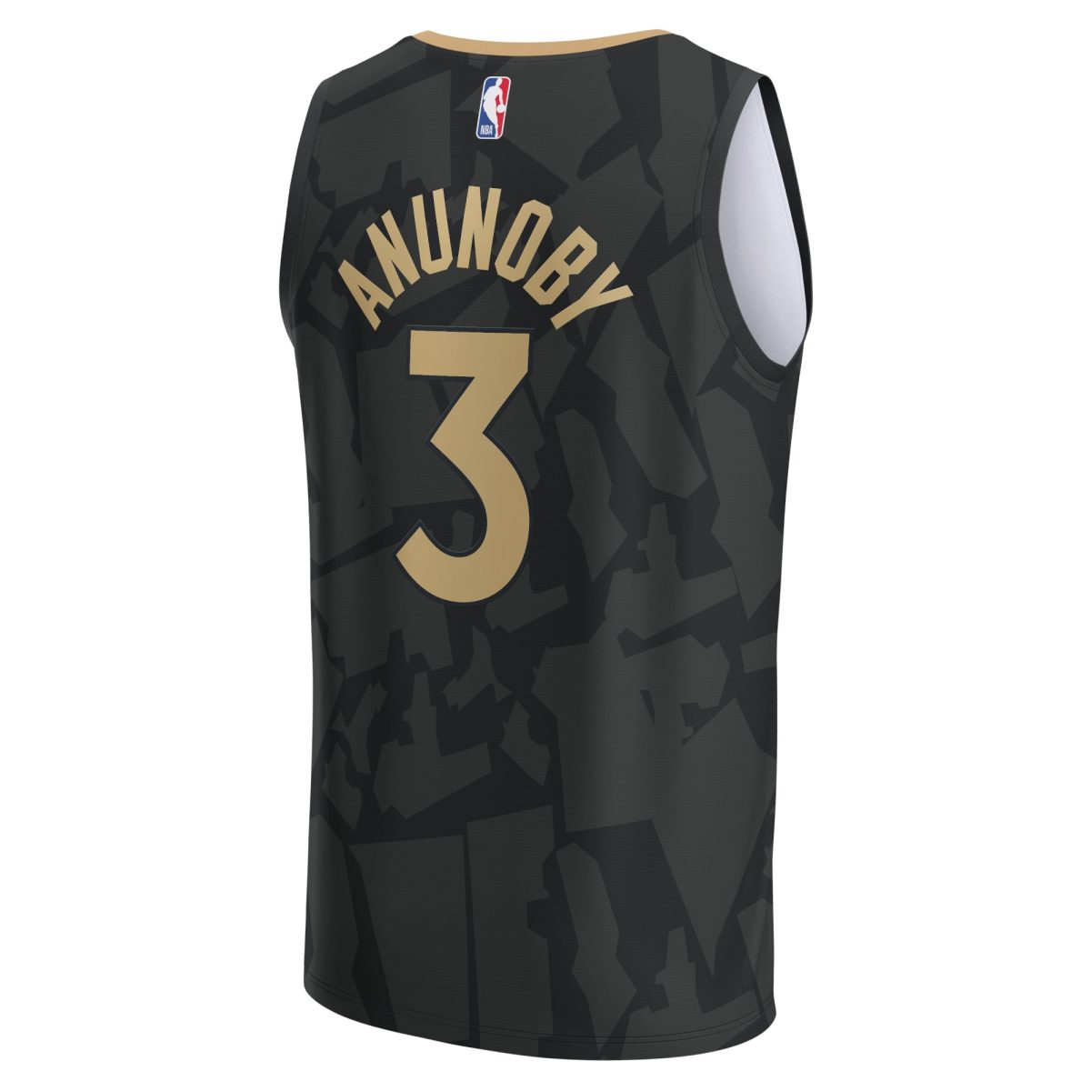 NBA men8217s toronto raptors og anunoby fanatics black fastbreak jersey – city edition Collection - Official Jerseys & Hats | NBA Store
