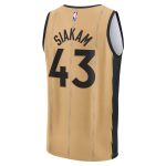 NBA men8217s toronto raptors pascal siakam fanatics gold fast break jersey – city edition Collection - Official Jerseys & Hats | NBA Store