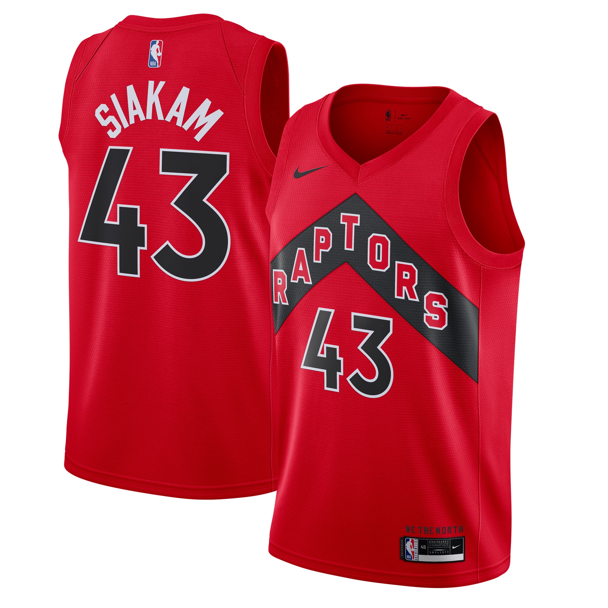 NBA men8217s toronto raptors pascal siakam nike red 202021 icon swingman jersey Collection - Official Jerseys & Hats | NBA Store