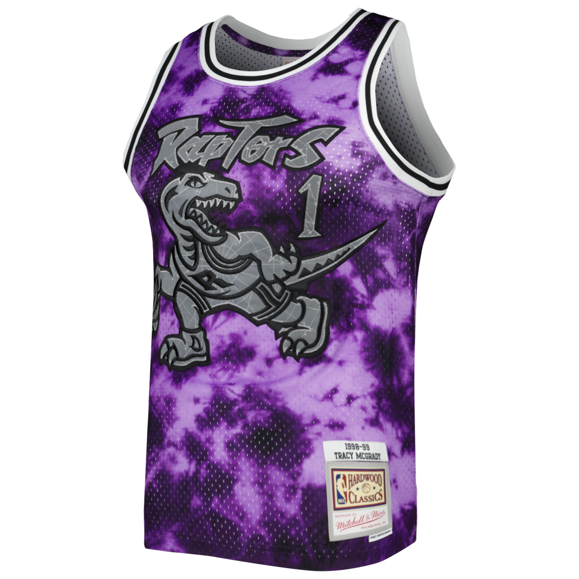 NBA men8217s toronto raptors tracy mcgrady mitchell amp ness purple 199899 galaxy swingman jersey Collection - Official Jerseys & Hats | NBA Store
