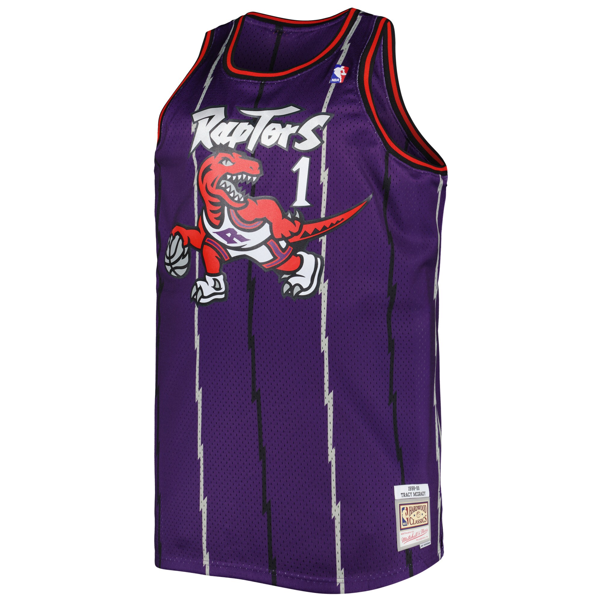 NBA men8217s toronto raptors tracy mcgrady mitchell amp ness purple big amp tall hardwood classics 199899 swingman jersey Collection - Official Jerseys & Hats | NBA Store