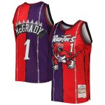 NBA men8217s toronto raptors tracy mcgrady mitchell amp ness purplered hardwood classics mitchell amp ness split swingman jersey Collection - Official Jerseys & Hats | NBA Store