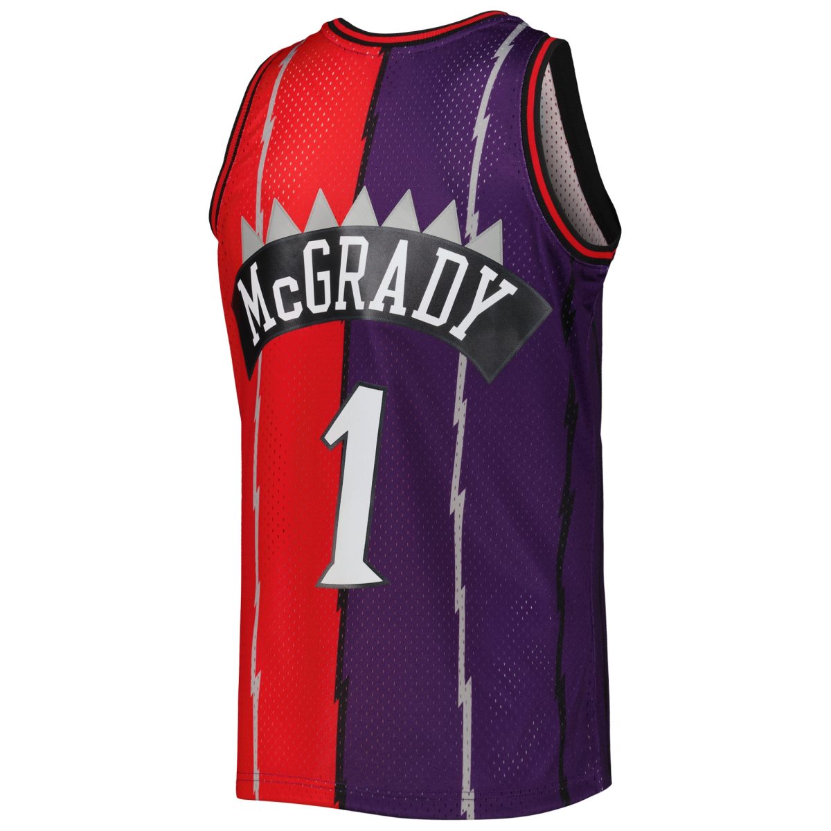 NBA men8217s toronto raptors tracy mcgrady mitchell amp ness purplered hardwood classics mitchell amp ness split swingman jersey Collection - Official Jerseys & Hats | NBA Store