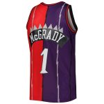 NBA men8217s toronto raptors tracy mcgrady mitchell amp ness purplered hardwood classics mitchell amp ness split swingman jersey Collection - Official Jerseys & Hats | NBA Store