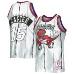 NBA men8217s toronto raptors vince carter mitchell amp ness platinum 199899 hardwood classics 75th anniversary swingman jersey Collection - Official Jerseys & Hats | NBA Store