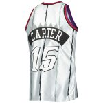 NBA men8217s toronto raptors vince carter mitchell amp ness platinum 199899 hardwood classics 75th anniversary swingman jersey Collection - Official Jerseys & Hats | NBA Store