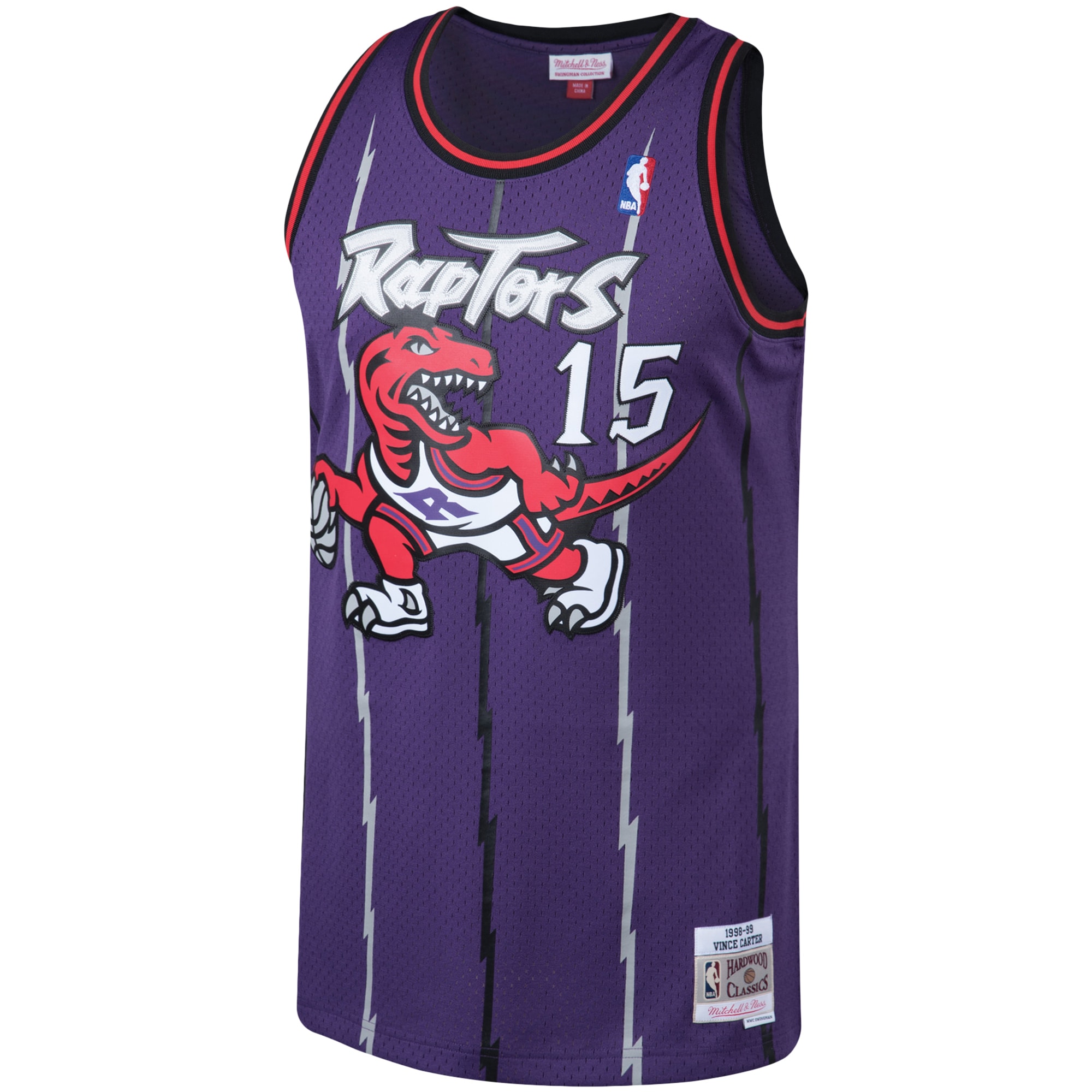 NBA men8217s toronto raptors vince carter mitchell amp ness purple 199899 big amp tall hardwood classics swingman jersey Collection - Official Jerseys & Hats | NBA Store