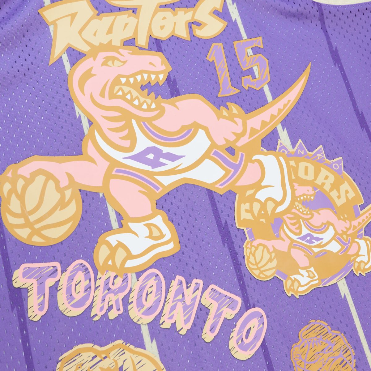 NBA men8217s toronto raptors vince carter mitchell amp ness purple 199899 swingman sidewalk sketch jersey Collection - Official Jerseys & Hats | NBA Store