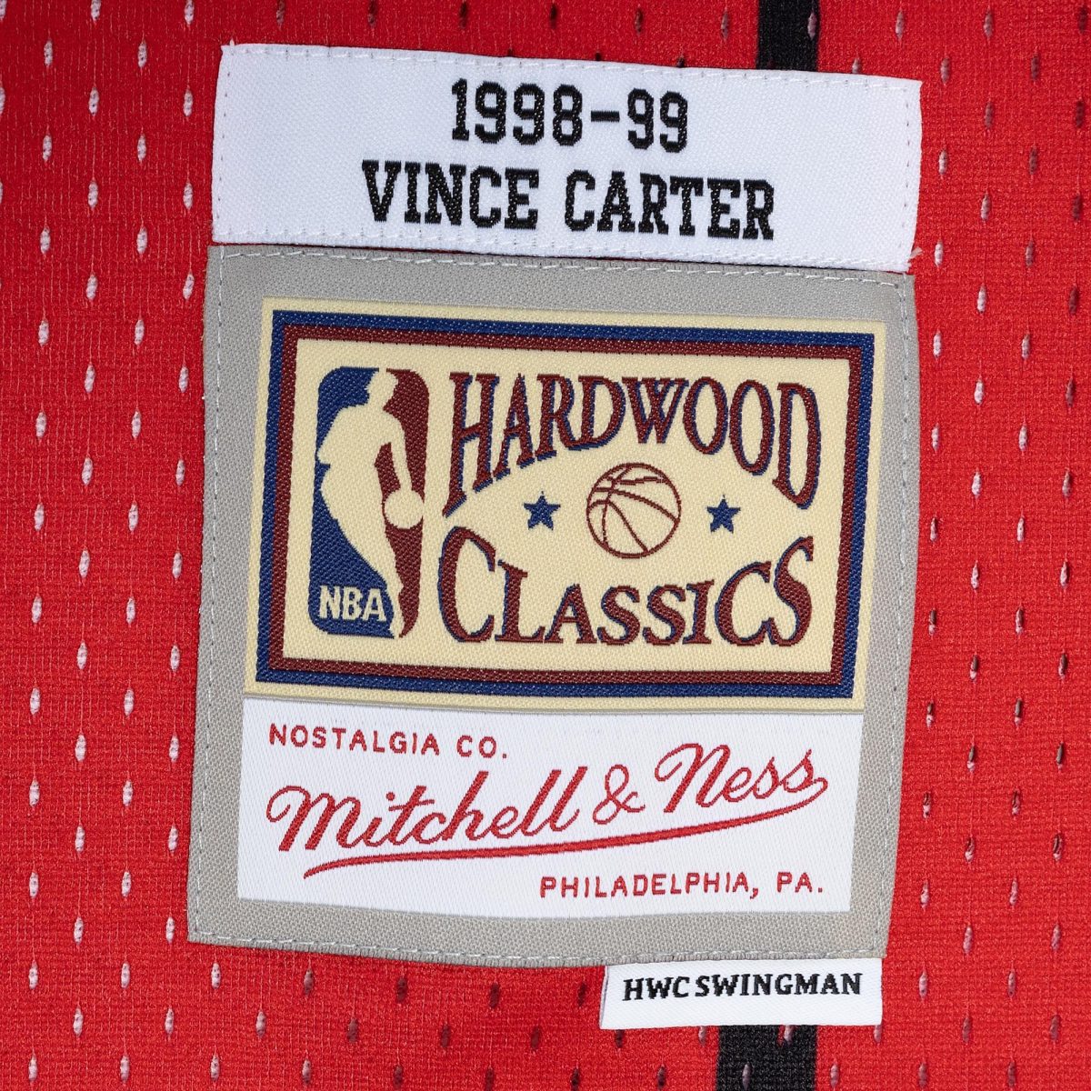 NBA men8217s toronto raptors vince carter mitchell amp ness purplered hardwood classics 199899 split swingman jersey Collection - Official Jerseys & Hats | NBA Store