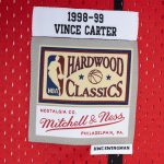 NBA men8217s toronto raptors vince carter mitchell amp ness purplered hardwood classics 199899 split swingman jersey Collection - Official Jerseys & Hats | NBA Store