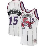 NBA men8217s toronto raptors vince carter mitchell amp ness white 199899 hardwood classics swingman jersey Collection - Official Jerseys & Hats | NBA Store