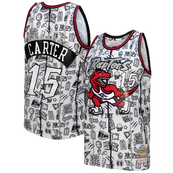 NBA men8217s toronto raptors vince carter mitchell amp ness white 199899 swingman jersey Collection - Official Jerseys & Hats | NBA Store
