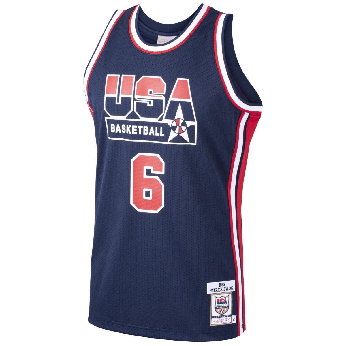 NBA men8217s usa basketball patrick ewing mitchell amp ness navy 1992 dream team authentic jersey Collection - Official Jerseys & Hats | NBA Store