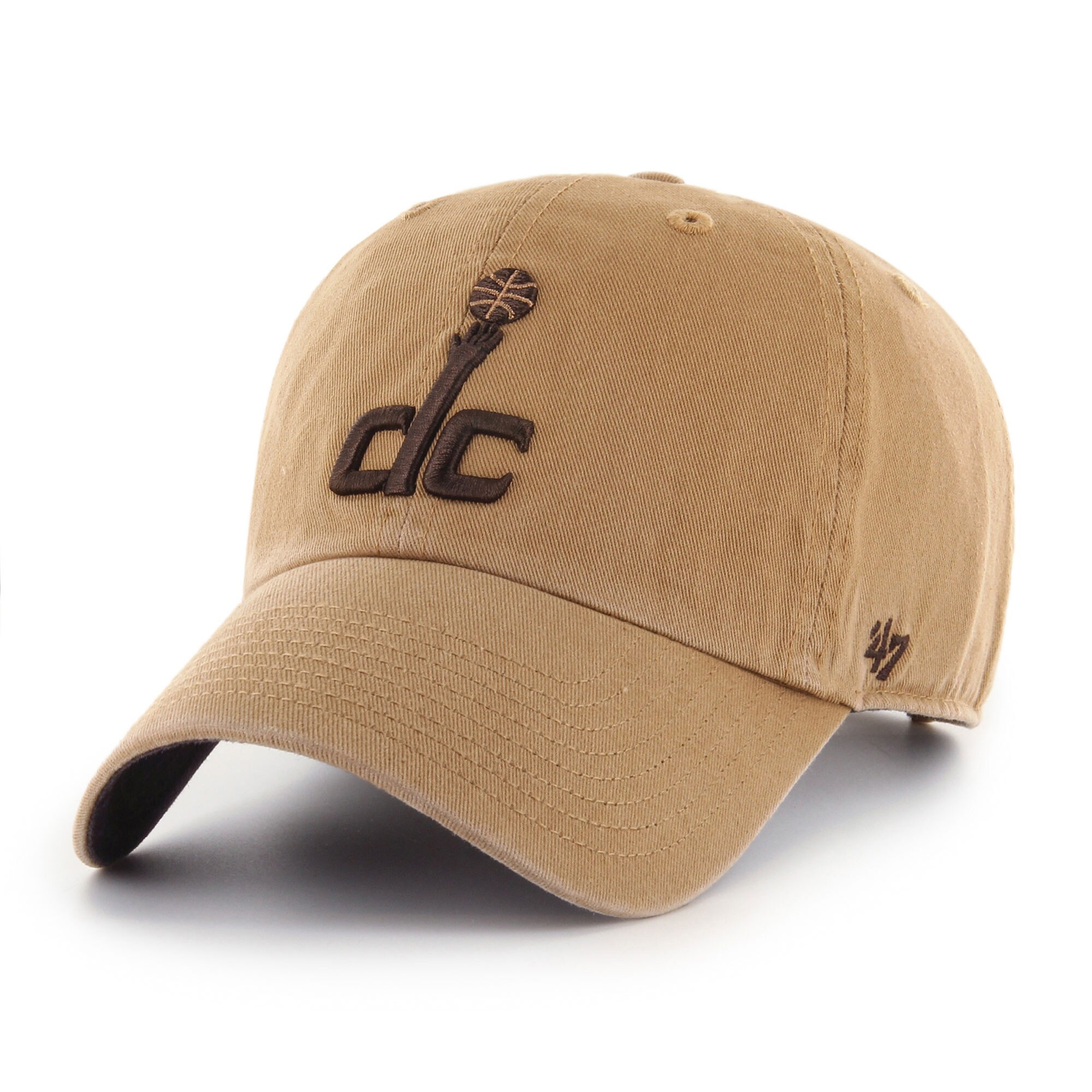 NBA men8217s washington wizards 821747 tan ballpark clean up adjustable hat Collection - Official Jerseys & Hats | NBA Store