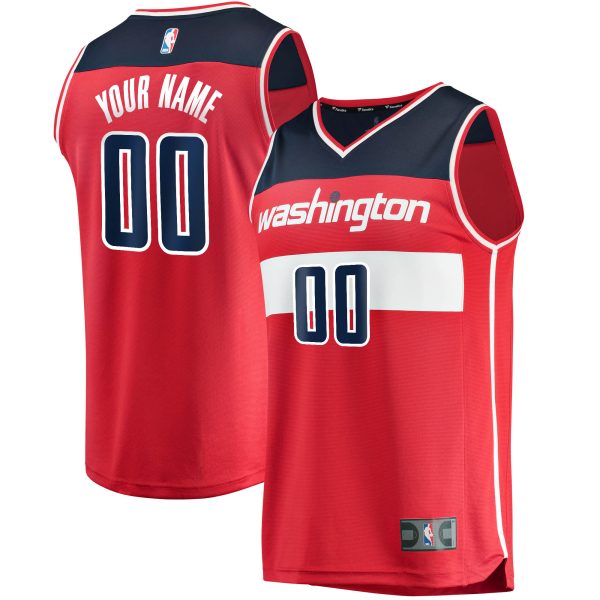 NBA men8217s washington wizards fanatics red fast break custom replica jersey – icon edition Collection - Official Jerseys & Hats | NBA Store