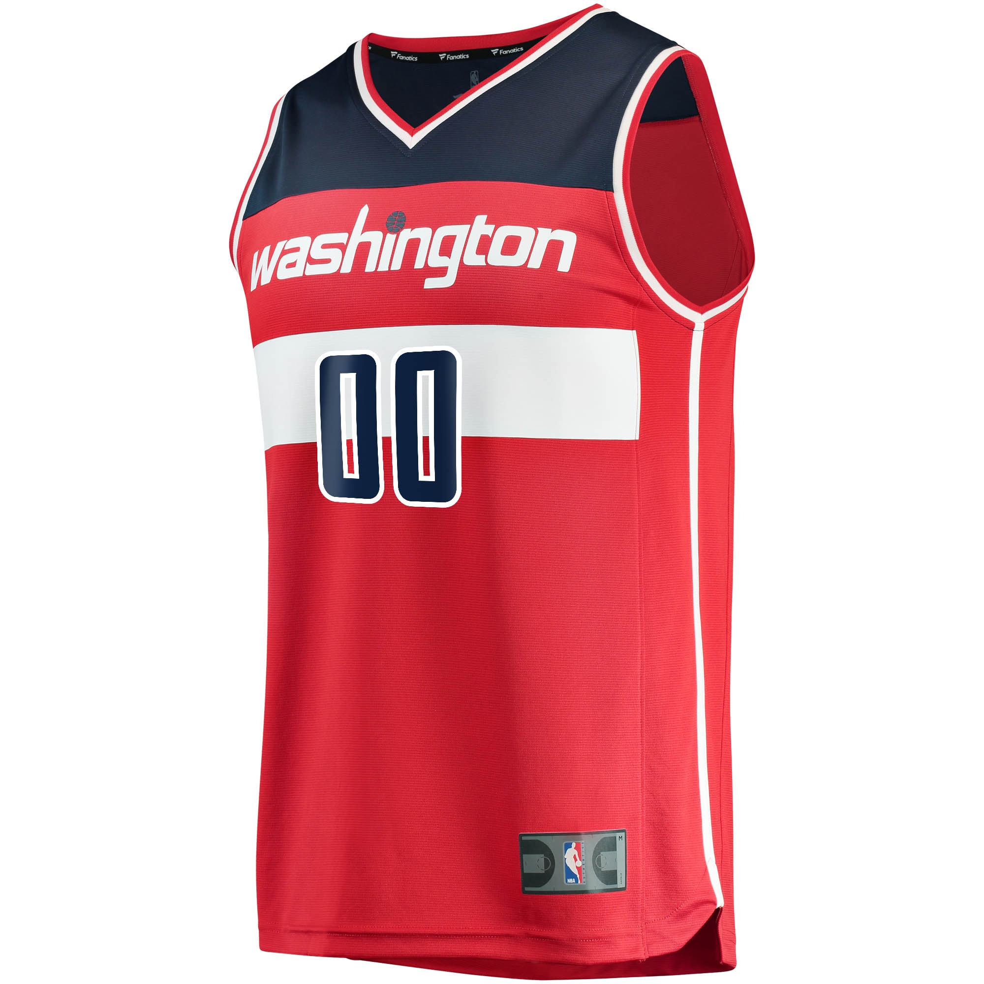 NBA men8217s washington wizards fanatics red fast break custom replica jersey – icon edition Collection - Official Jerseys & Hats | NBA Store