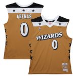 NBA men8217s washington wizards gilbert arenas mitchell amp ness gold 200607 hardwood classics swingman jersey Collection - Official Jerseys & Hats | NBA Store