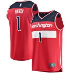 NBA men8217s washington wizards johnny davis fanatics red fast break replica player jersey icon – edition Collection - Official Jerseys & Hats | NBA Store