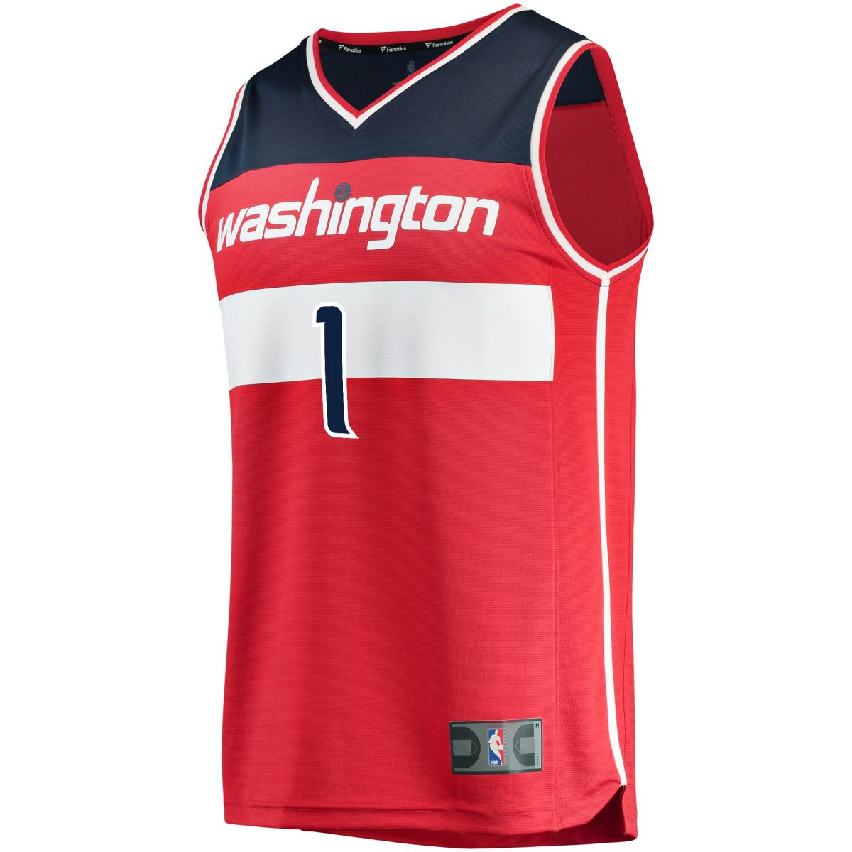 NBA men8217s washington wizards johnny davis fanatics red fast break replica player jersey icon – edition Collection - Official Jerseys & Hats | NBA Store