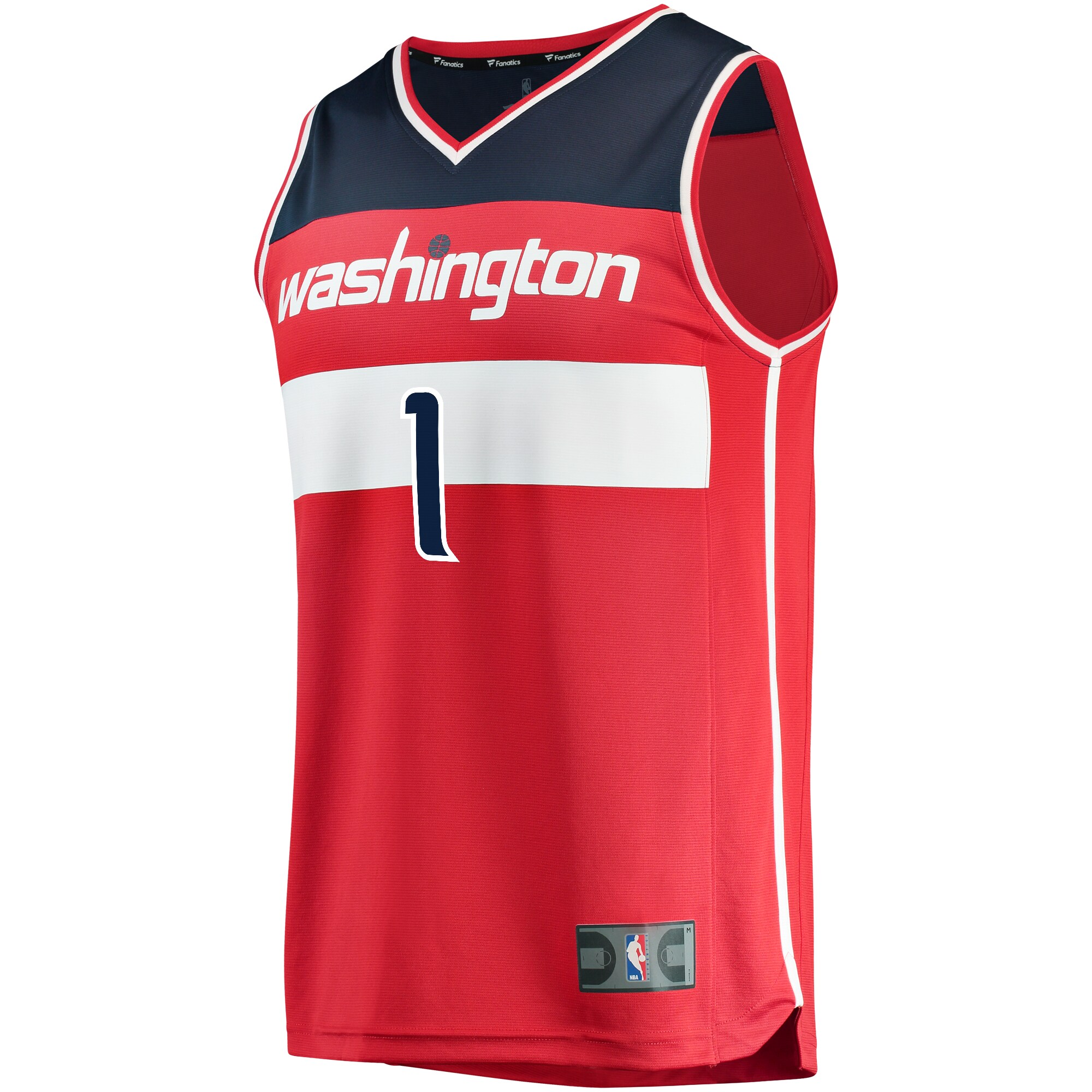 NBA men8217s washington wizards johnny davis fanatics red fast break replica player jersey icon – edition Collection - Official Jerseys & Hats | NBA Store