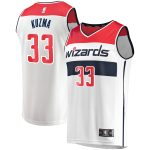 NBA men8217s washington wizards kyle kuzma fanatics white fast break replica jersey – association edition Collection - Official Jerseys & Hats | NBA Store