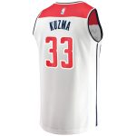 NBA men8217s washington wizards kyle kuzma fanatics white fast break replica jersey – association edition Collection - Official Jerseys & Hats | NBA Store