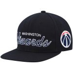 NBA men8217s washington wizards mitchell amp ness black hardwood classics script 2.0 snapback hat Collection - Official Jerseys & Hats | NBA Store
