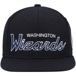 NBA men8217s washington wizards mitchell amp ness black hardwood classics script 2.0 snapback hat Collection - Official Jerseys & Hats | NBA Store