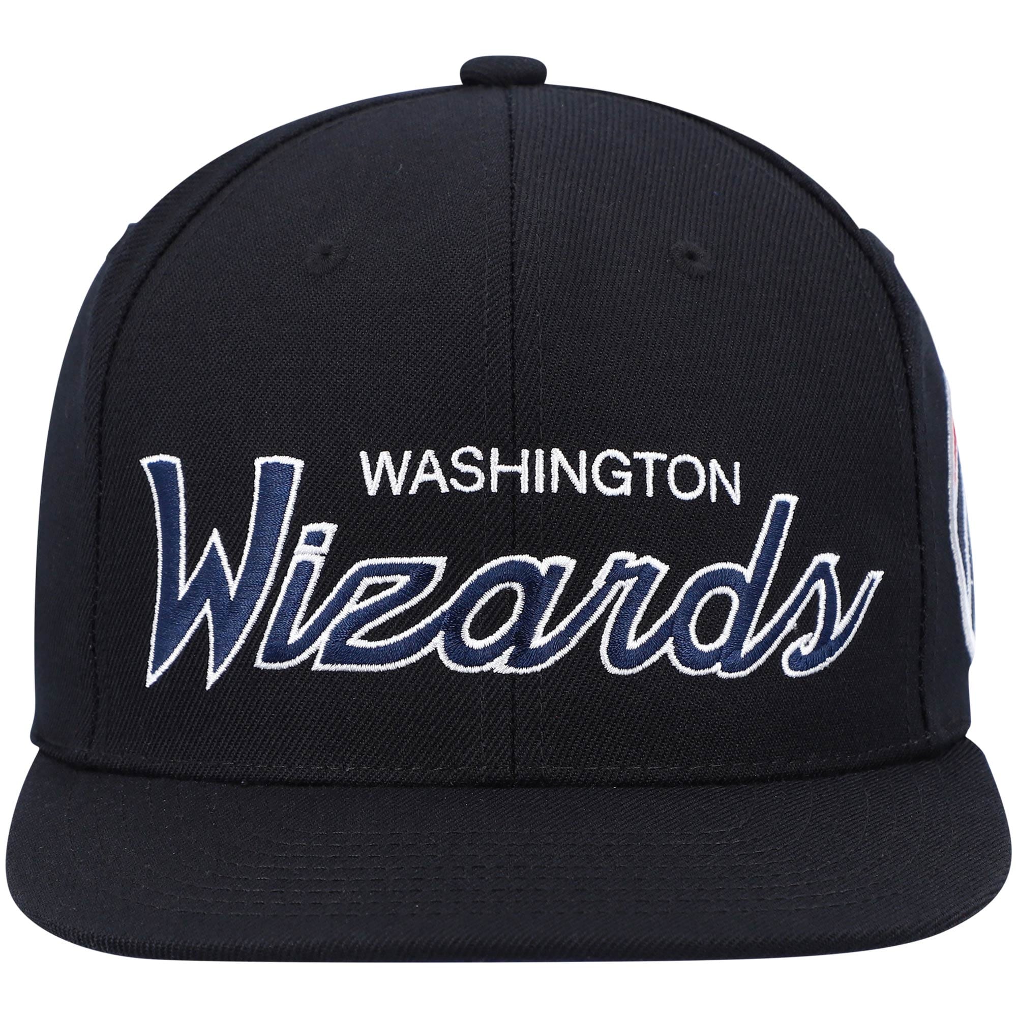 NBA men8217s washington wizards mitchell amp ness black hardwood classics script 2.0 snapback hat Collection - Official Jerseys & Hats | NBA Store