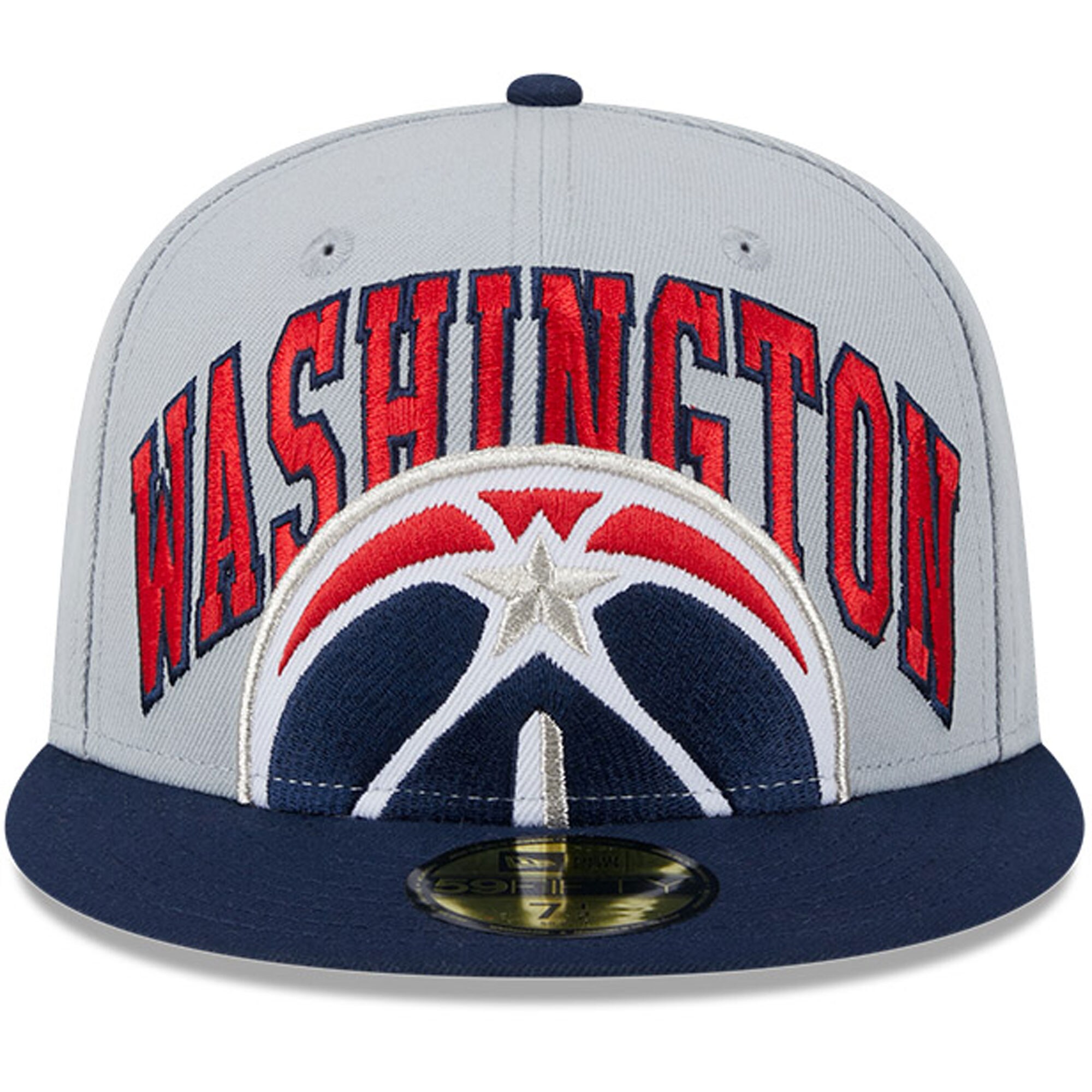 NBA men8217s washington wizards new era graynavy tip-off two-tone 59fifty fitted hat Collection - Official Jerseys & Hats | NBA Store
