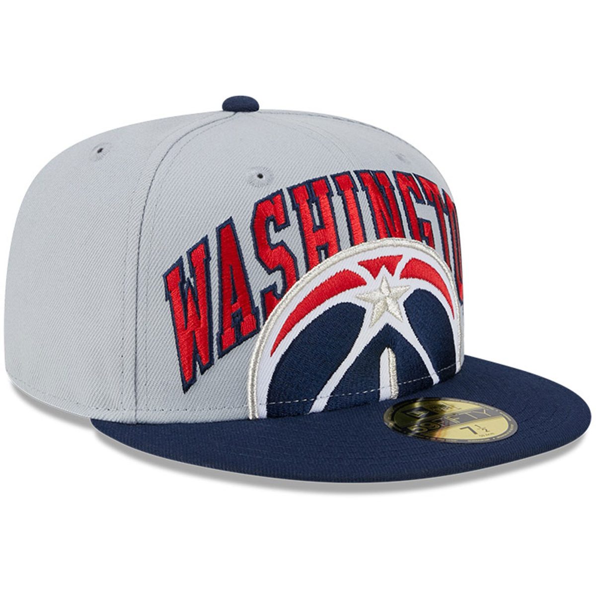 NBA men8217s washington wizards new era graynavy tip-off two-tone 59fifty fitted hat Collection - Official Jerseys & Hats | NBA Store