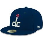 NBA men8217s washington wizards new era navy official team color 59fifty fitted hat Collection - Official Jerseys & Hats | NBA Store