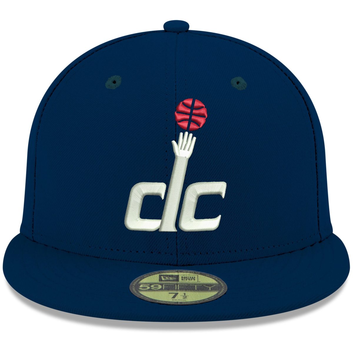 NBA men8217s washington wizards new era navy official team color 59fifty fitted hat Collection - Official Jerseys & Hats | NBA Store
