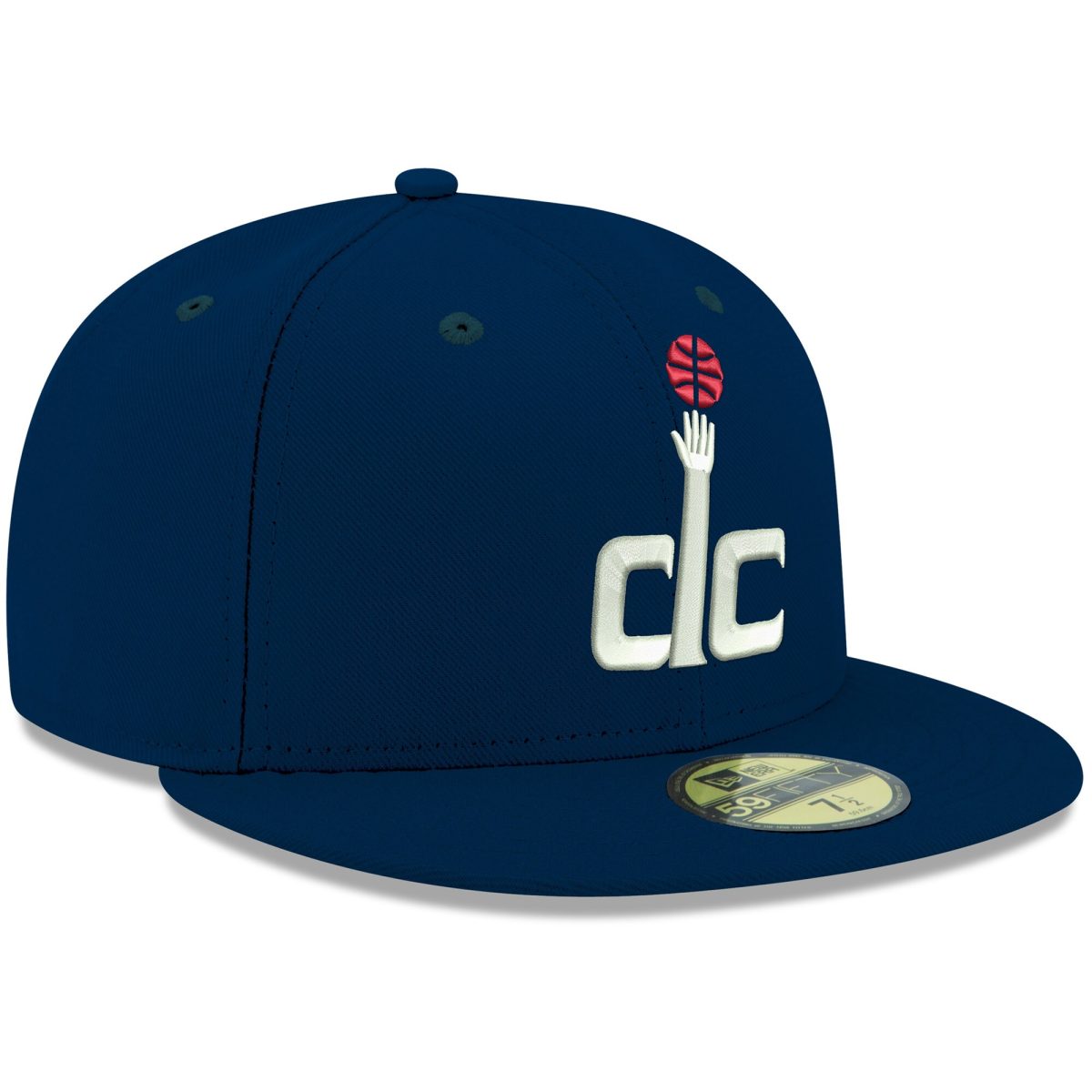 NBA men8217s washington wizards new era navy official team color 59fifty fitted hat Collection - Official Jerseys & Hats | NBA Store