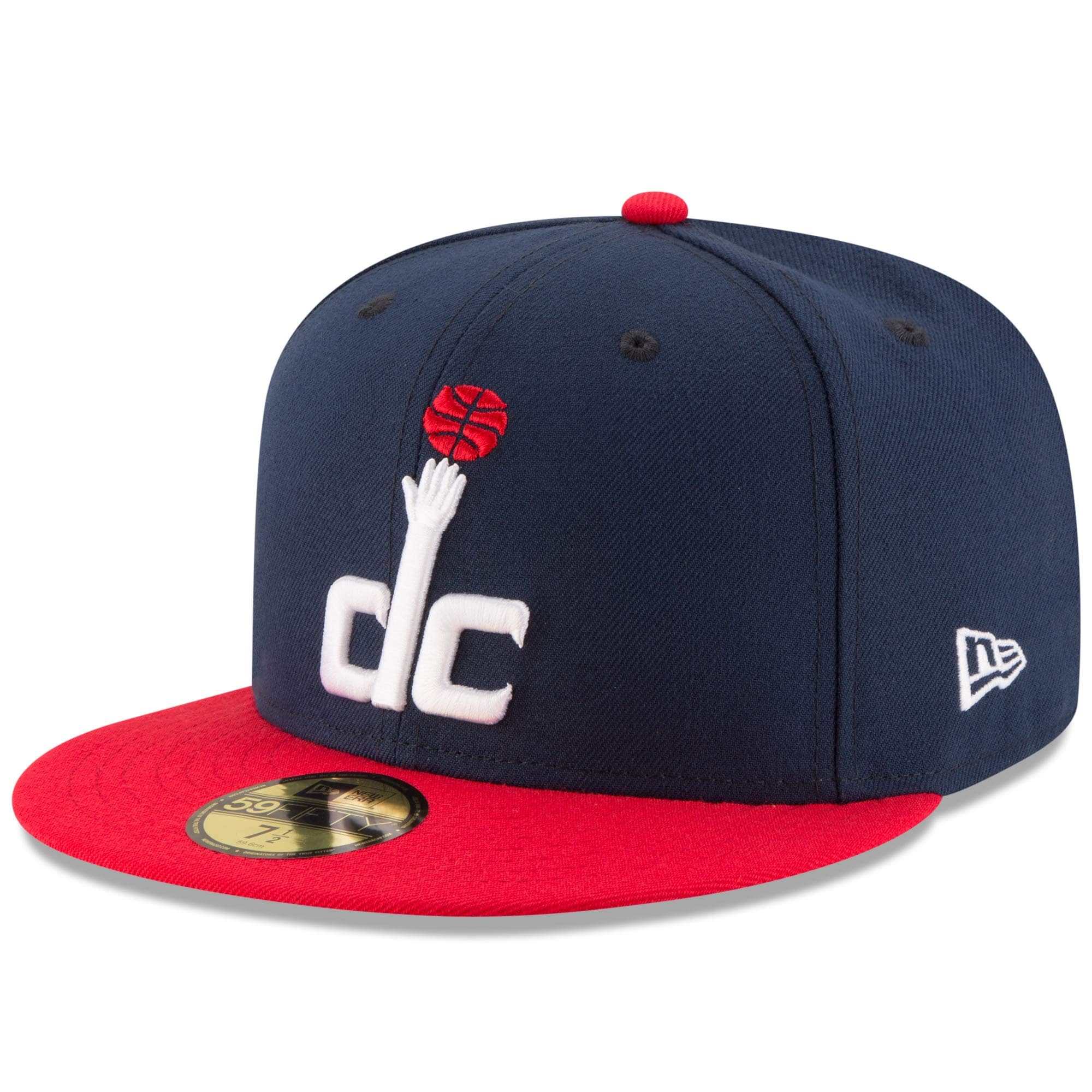NBA men8217s washington wizards new era navyred official team color 2tone 59fifty fitted hat Collection - Official Jerseys & Hats | NBA Store