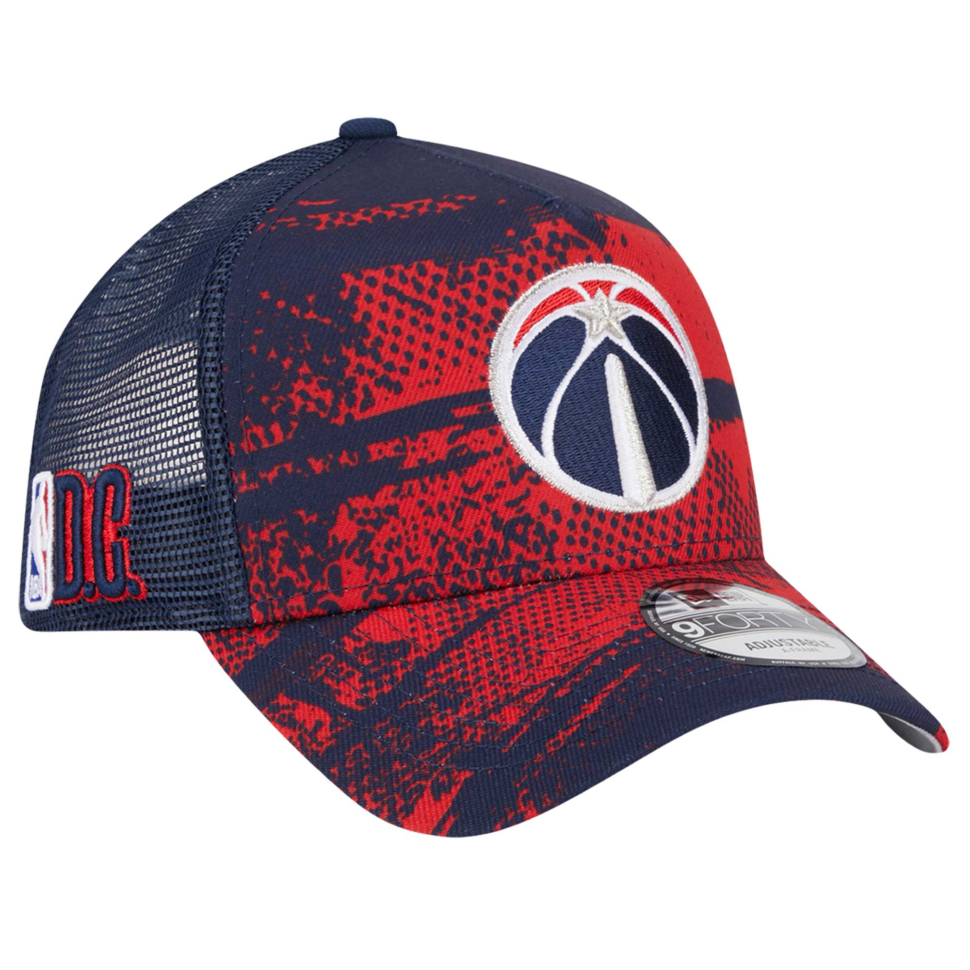 NBA men8217s washington wizards new era navyred tip off a-frame trucker 9forty adjustable hat Collection - Official Jerseys & Hats | NBA Store