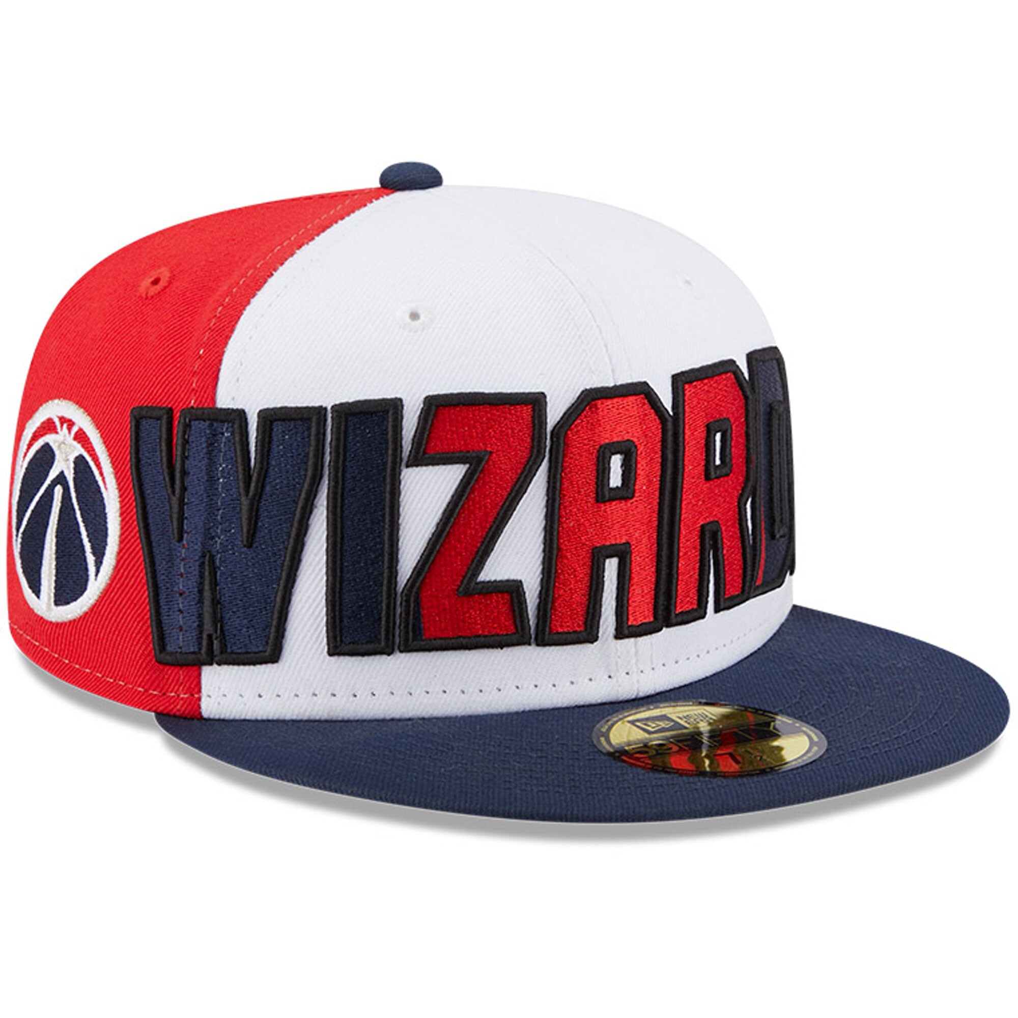 NBA men8217s washington wizards new era whitenavy back half 9fifty fitted hat Collection - Official Jerseys & Hats | NBA Store