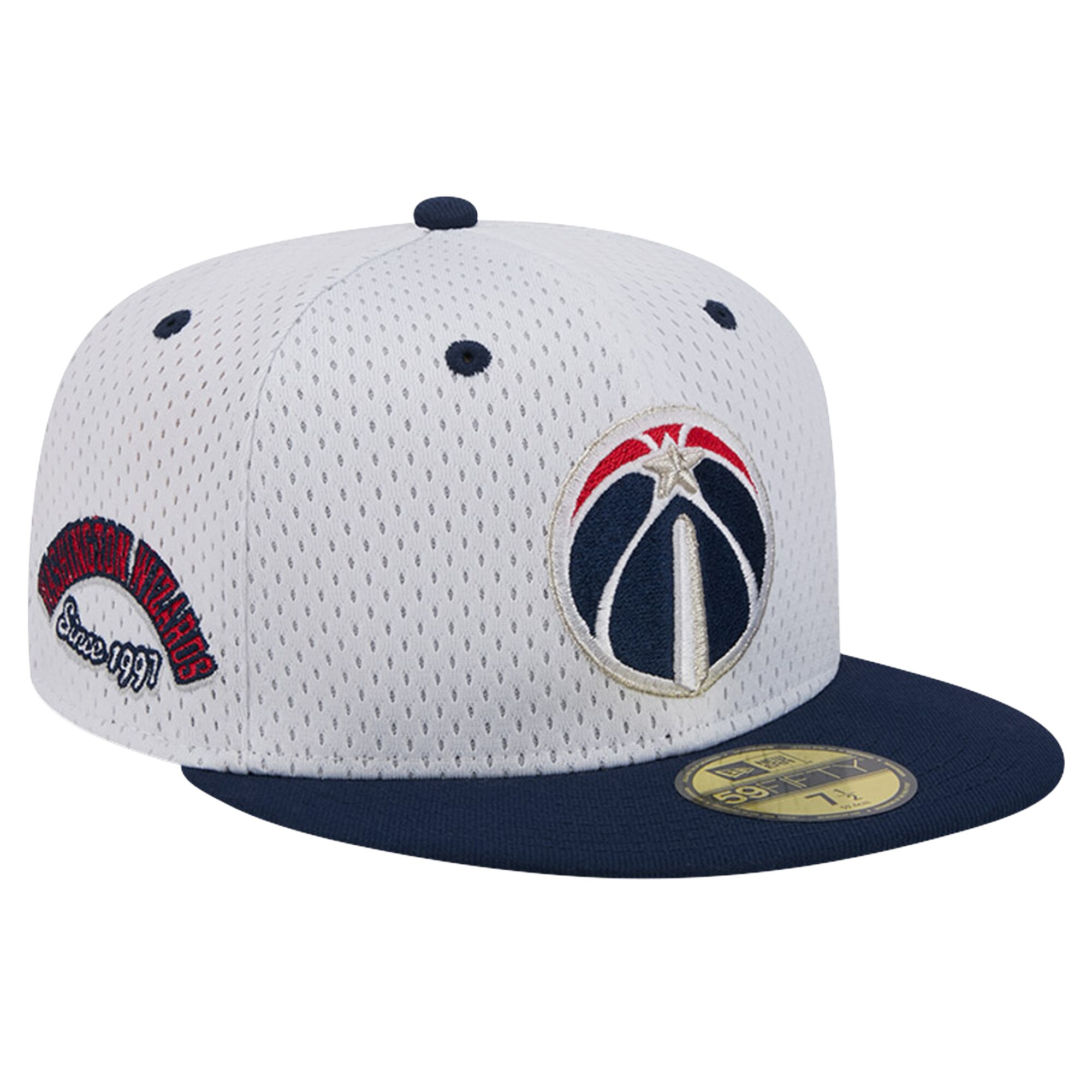 NBA men8217s washington wizards new era whitenavy throwback 2tone 59fifty fitted hat Collection - Official Jerseys & Hats | NBA Store