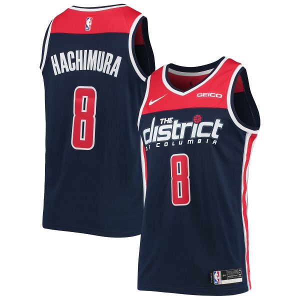 NBA men8217s washington wizards rui hachimura nike navy swingman player jersey – icon edition Collection - Official Jerseys & Hats | NBA Store