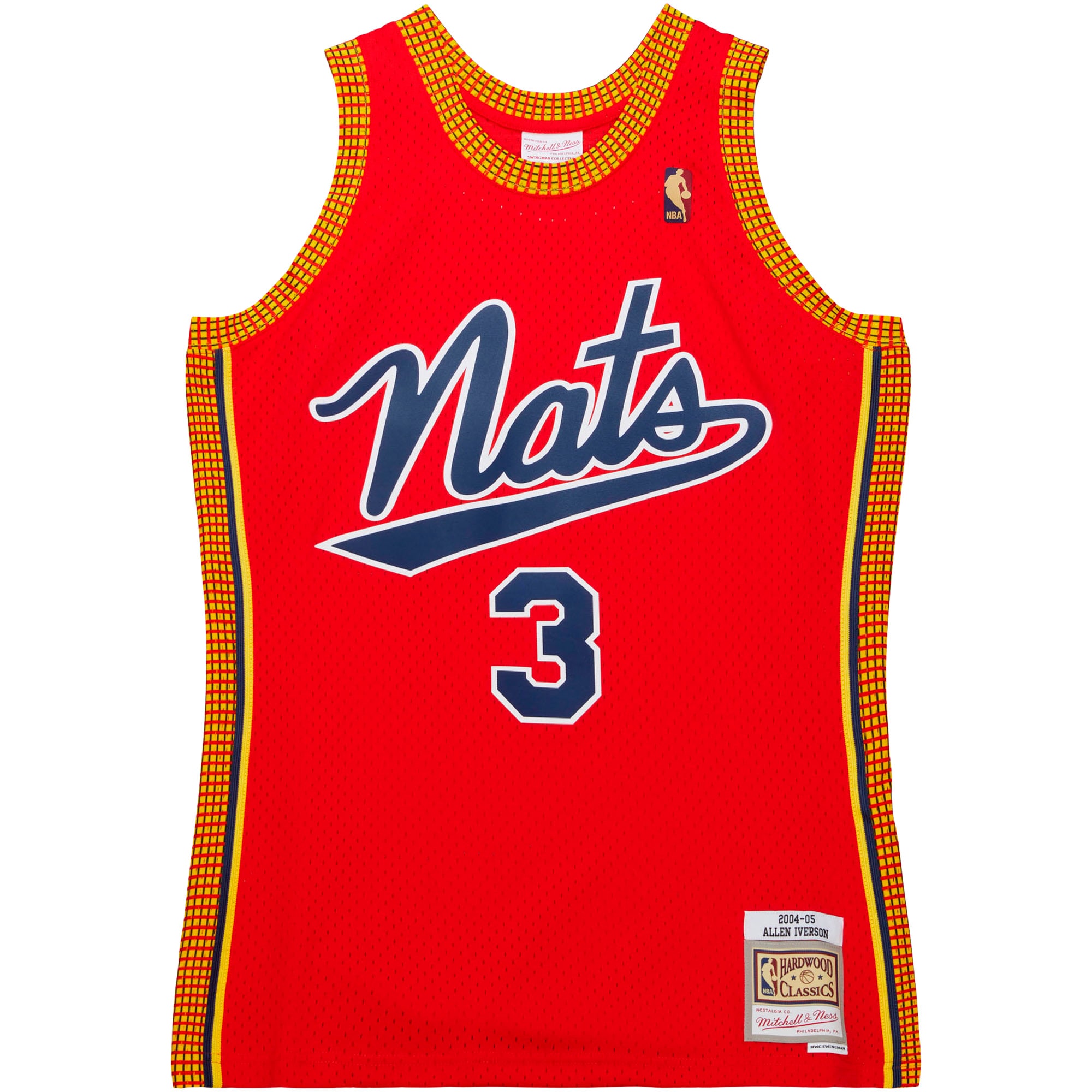 NBA men8217sphiladelphia 76ers mitchell amp ness red 200405 hardwood classics swingman jersey Collection - Official Jerseys & Hats | NBA Store