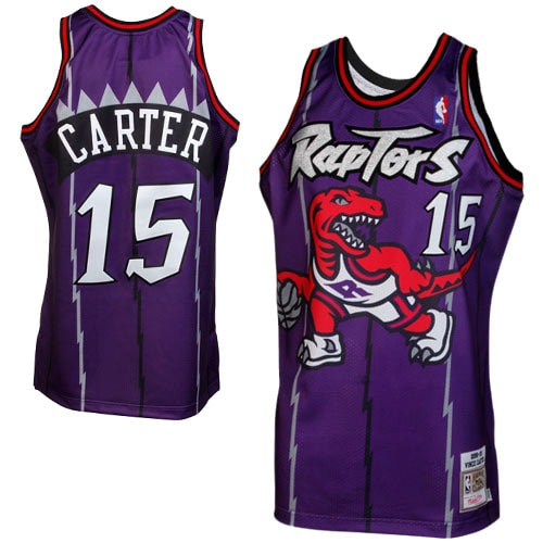NBA mitchell amp ness vince carter toronto raptors 199899 throwback authentic jersey – purple Collection - Official Jerseys & Hats | NBA Store