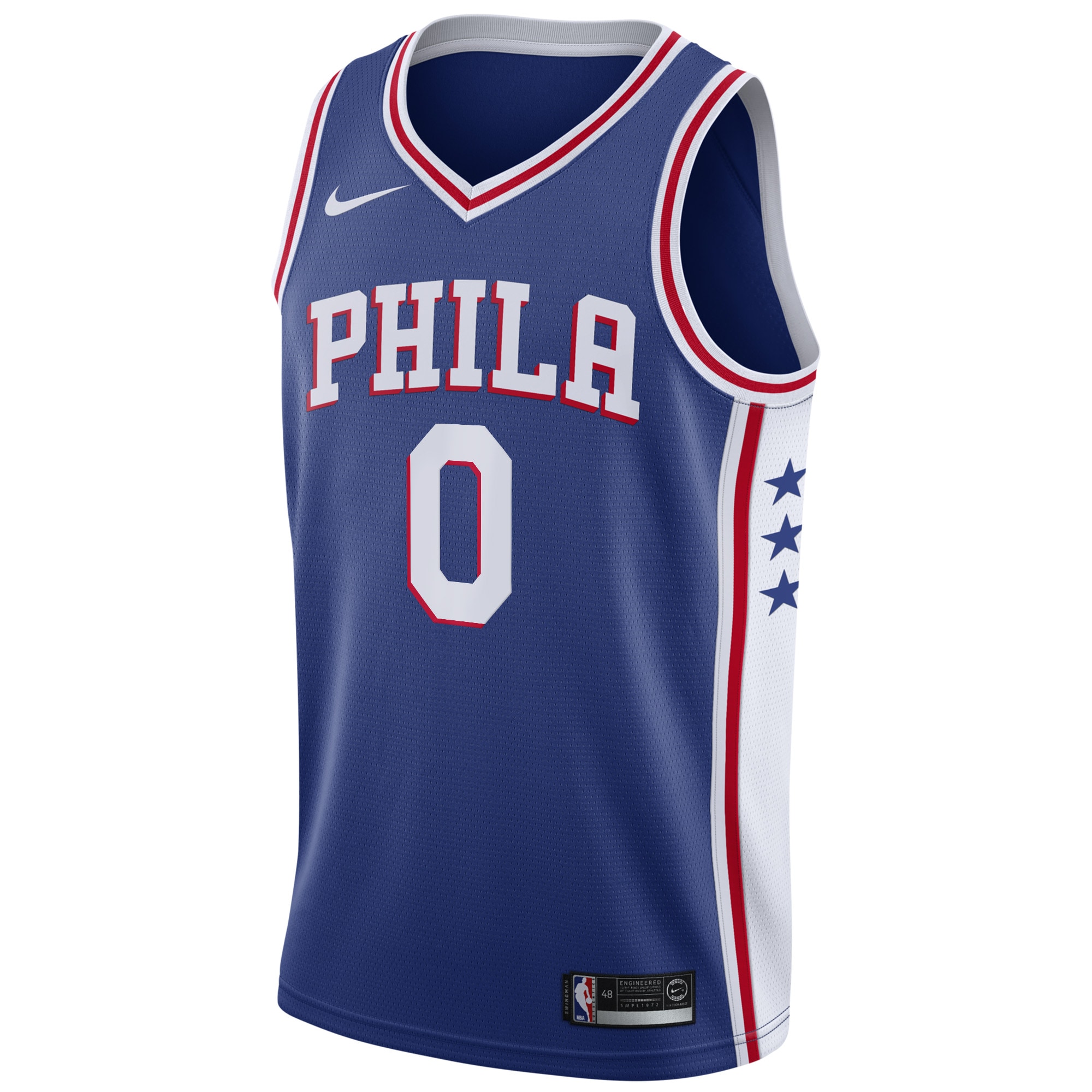 NBA philadelphia 76ers tyrese maxey nike royal swingman jersey icon edition Collection - Official Jerseys & Hats | NBA Store